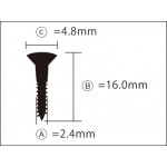 Pickup Ring Mouting Screw PS-09 Gold